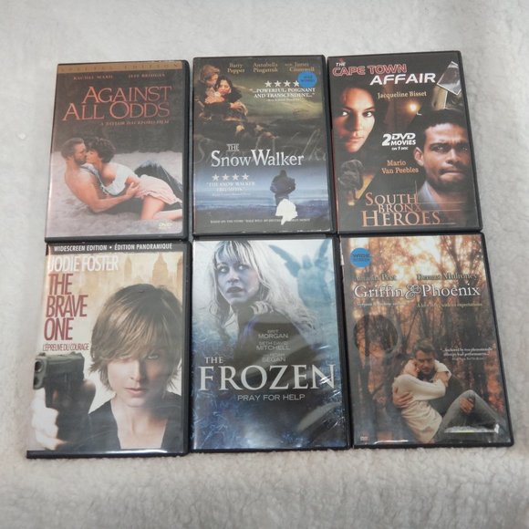 Other - ACTION ADVENTURE DRAMA ROMANCE MOVIE 6 PACK DVD LOT
